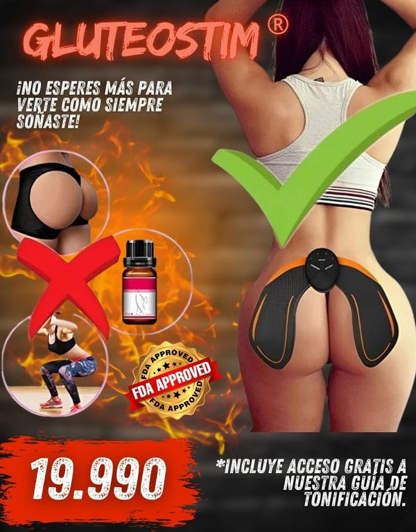 GluteoStim® - Levantador de Glúteos de Microcorriente. ¡Activa y Moldea Tus Glúteos como Nunca Antes!