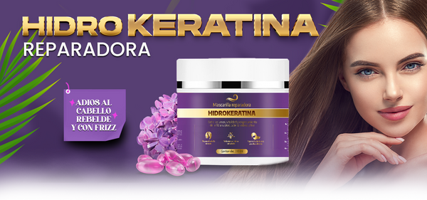 Hydro Keratina Reparadora - Adiós al Cabello Rebelde y con Frizz. ¡SÓLO POR HOY LLEVA 2 Y PAGA 1!