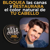 Black soap™- Soluciona el problema desde la raíz y olvídate de las canas 😎SOLO POR ESTAMA SEMANA 2X1✨