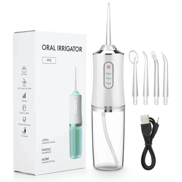 (Unidad Extra) IRRIGADOR ORAL ANTISARRO RECARGABLE ✅