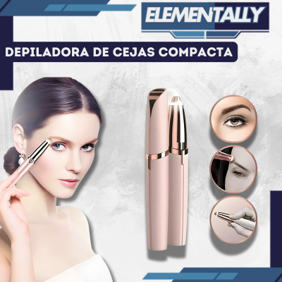 Depiladora de Cejas compacta™- Cómoda depiladora de cejas eléctrica compacta portátil y recargable Luce unas cejas de impacto a donde vayas 😍💋✨