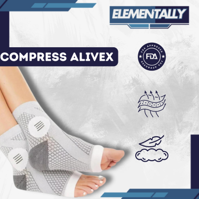 Compress Alivex™- Calcetín de Compresión: alivia el dolor y mejora tu rendimiento en cada paso 🦶😍💪