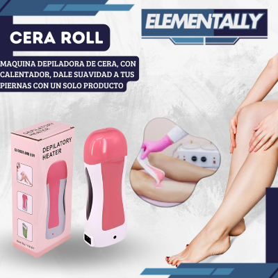 Cera Roll™- Depiladora en cera recargable y portátil obtén una piel suave y tersa sin cuchillas u hojillas hoy mismo 💋😍💅