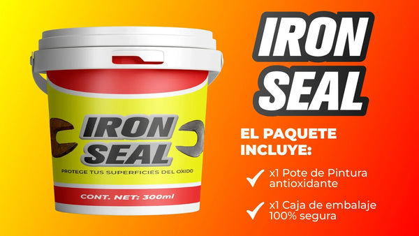 Iron Seal-Pintura protectora de metales, cubre y protege del oxido y corrosión 😎✨💪