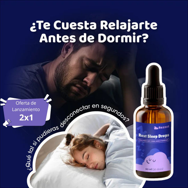 Rezt Sleep Drops™ - Goticas para Dormir + 1 de Regalo🎁