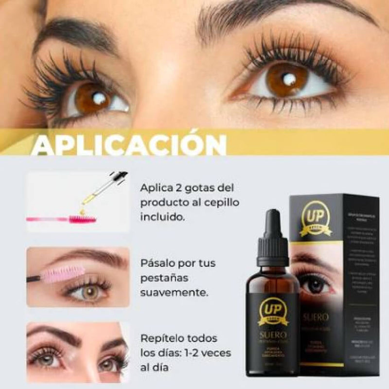 SERUM UP PRO® - ¡Pestañas y Cejas Más Largas y Fuertes en Poco Tiempo!